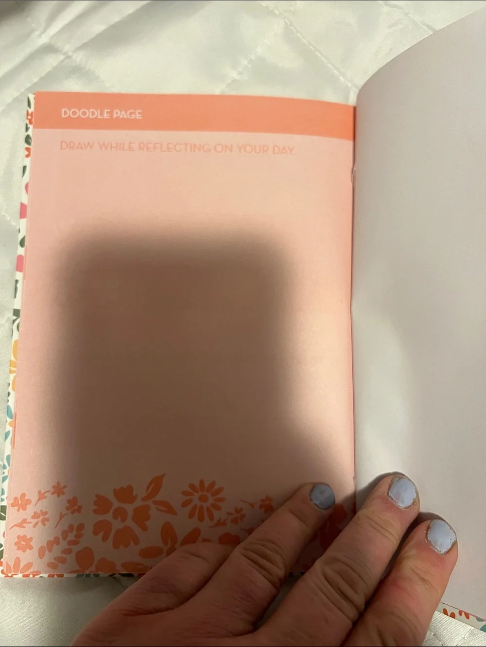 Make Today Matter Floral Guided Journal - White Multicolor Cover